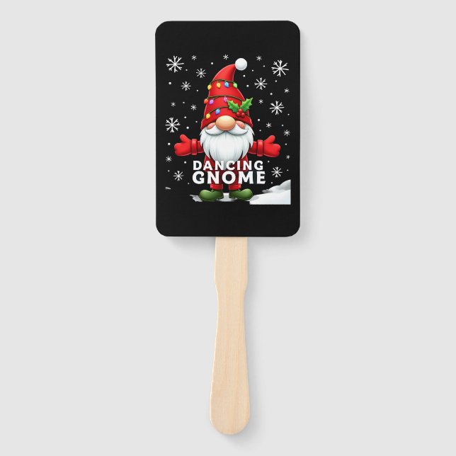 Abanico Christmas Gnome Dancing Gnome Family Christmas (4) (Anverso)