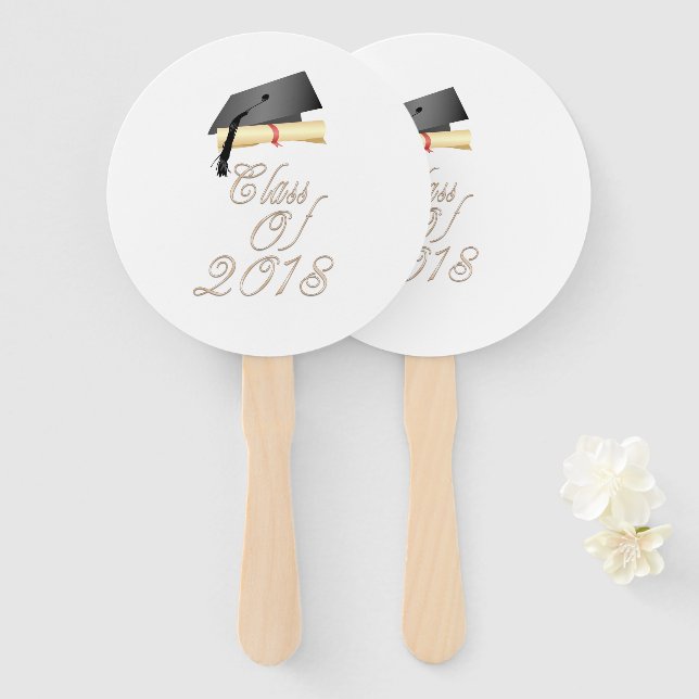 Abanico Clase De 2018 (Anverso y reverso)