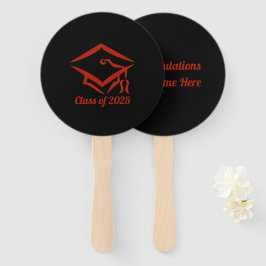 Abanico Clase de graduación del año Personalizar BLKBRD 20