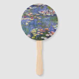 Abanico Claude Monet - Lilies de agua / Nympheas