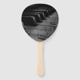 Abanico Claves de piano de música
