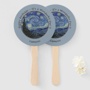 Abanico colección de artículos de Van Gogh The Starry Nigh