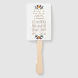 Abanico Colección de Bodas blancos de flor