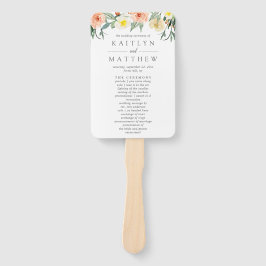 Abanico Colección de Bodas de primaverales de flores