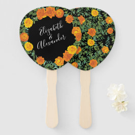 Abanico Colección de Bodas góticos de Halloween negro y Na