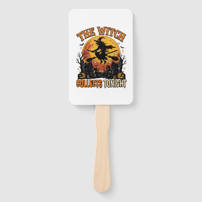 Abanico Colección de Brujas de Halloween Humor (Anverso)