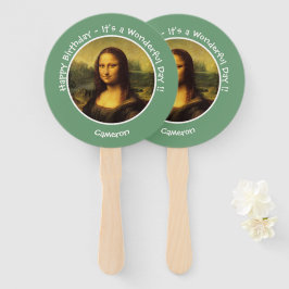 Abanico Colección Fiesta Leonardo da Vinci Mona Lisa