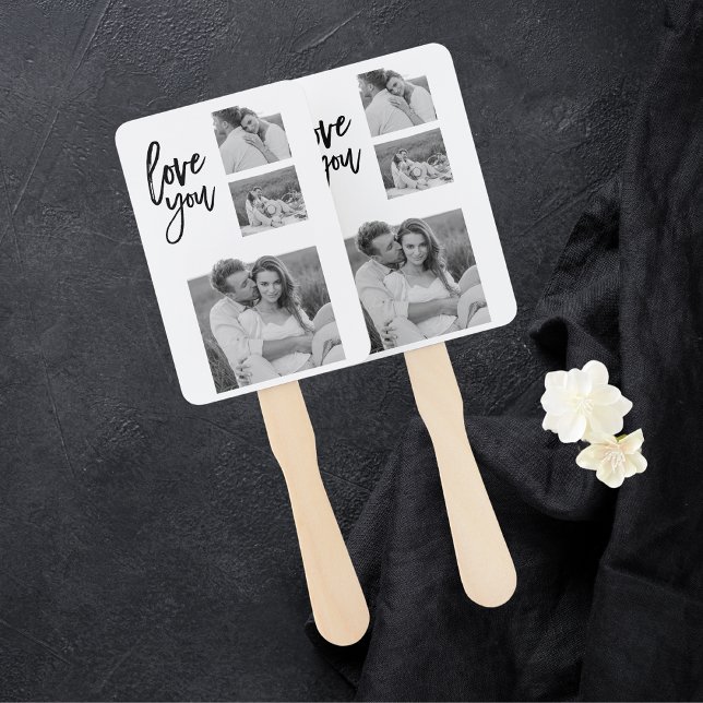Abanico Collage moderno Couple Photo & Love You Beauty Gif (Subido por el creador)