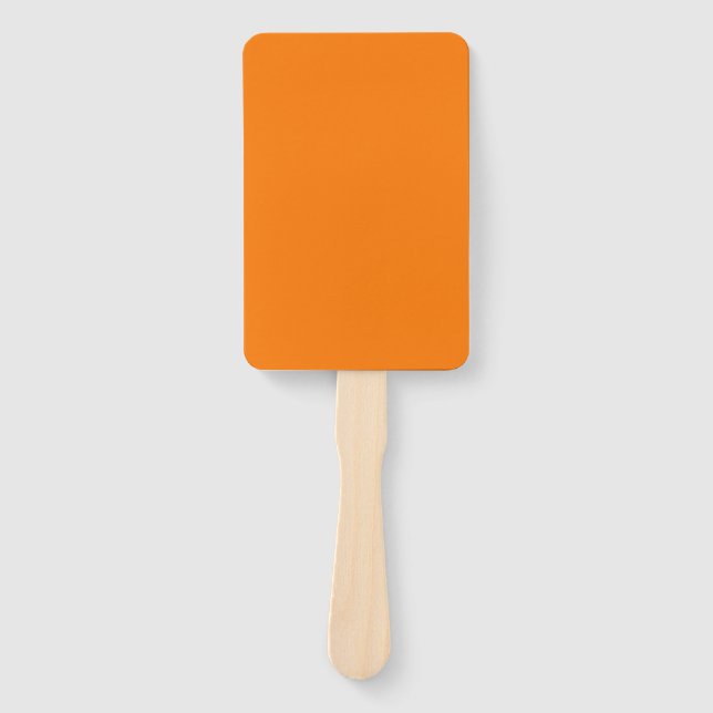 Abanico Color Naranja (Anverso)