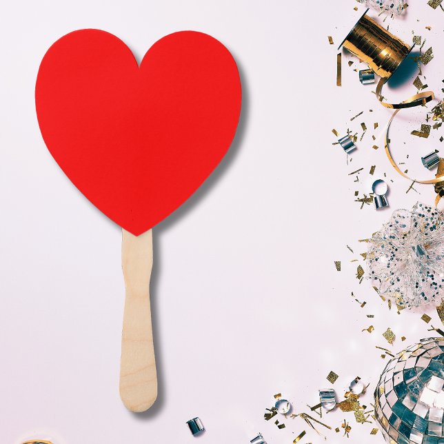 Abanico Color rojo sólido | Clásica | Elegante | Trendy (Subido por el creador)