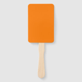 Abanico Color sólido del Naranja de seguridad