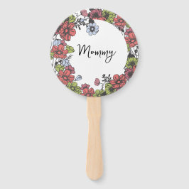 Abanico Coloridos Juegos de Baby Shower de Pastel Wildflow