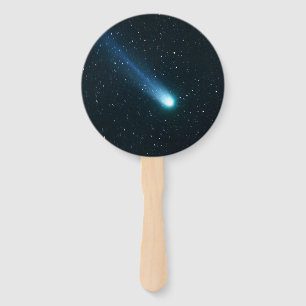 Abanico Cometa en el cielo nocturno