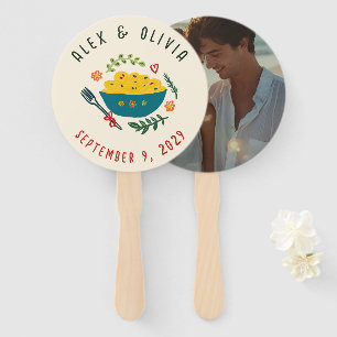 Abanico Comida Italiana That's Amore BODA PERSONALIZADA
