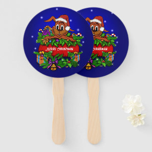 Abanico Conejo de navidades