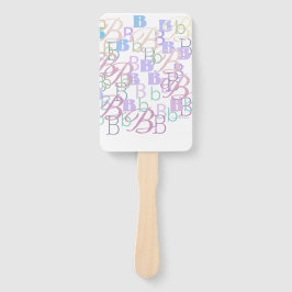 Abanico Confeti de Letras "B"