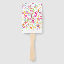 Abanico Confeti de Letras "C"