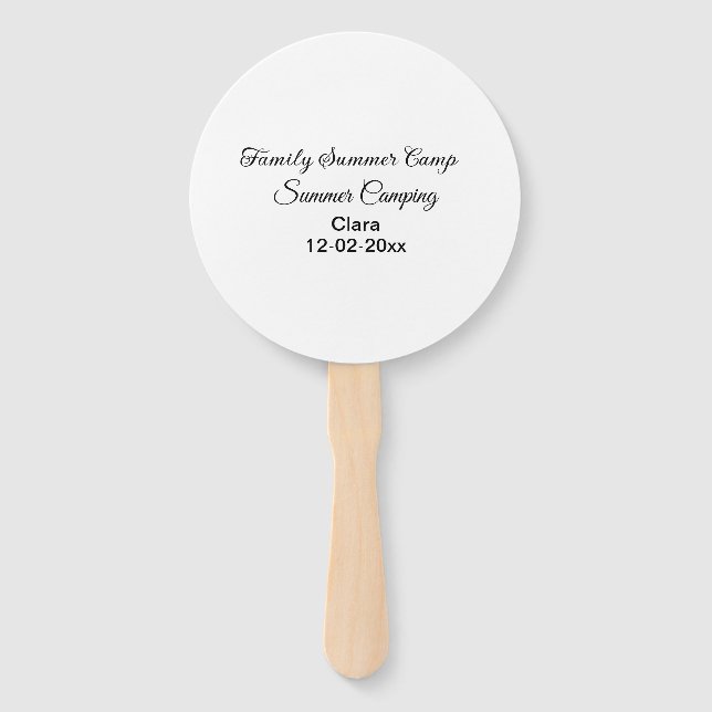 Abanico Conjunto de fans (Anverso)