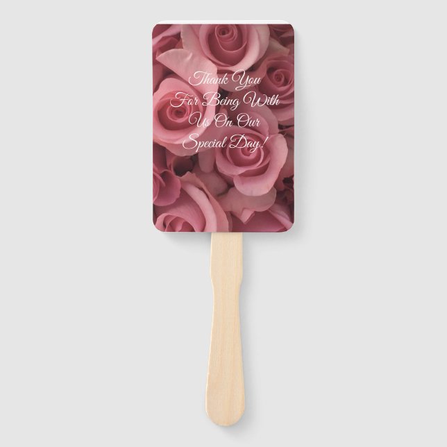 Abanico Conjunto de fans/ fans Bodas/ Keepsake para el inv (Anverso)