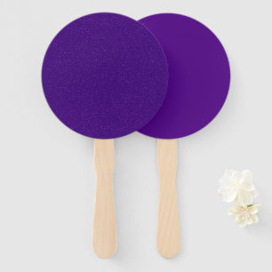 Abanico Conjunto de ventiladores de mano de color púrpura 