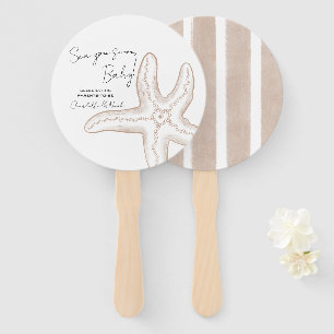Abanico Conjunto de ventiladores para baby shower Sea You