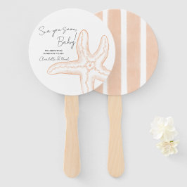 Abanico Conjunto de ventiladores para Baby Shower Sea You 