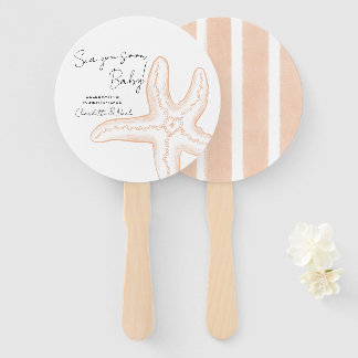 Abanico Conjunto de ventiladores para Baby Shower Sea You 
