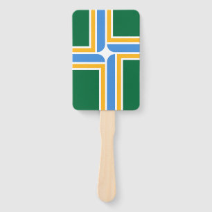 Abanico Conjunto patriótico de fanáticos con bandera de Po