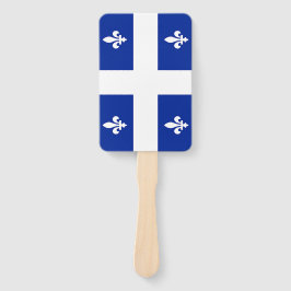 Abanico Conjunto patriótico de fanáticos con bandera de Qu