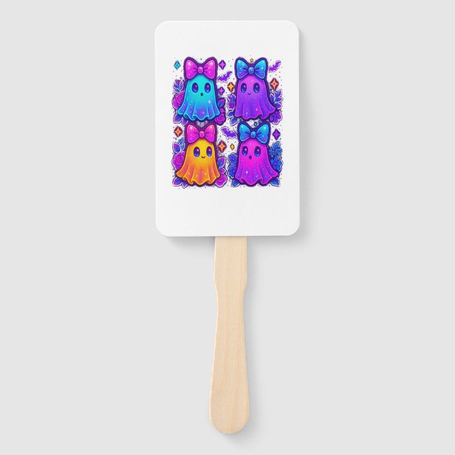 Abanico Coquette Iridescent Halloween (Anverso)