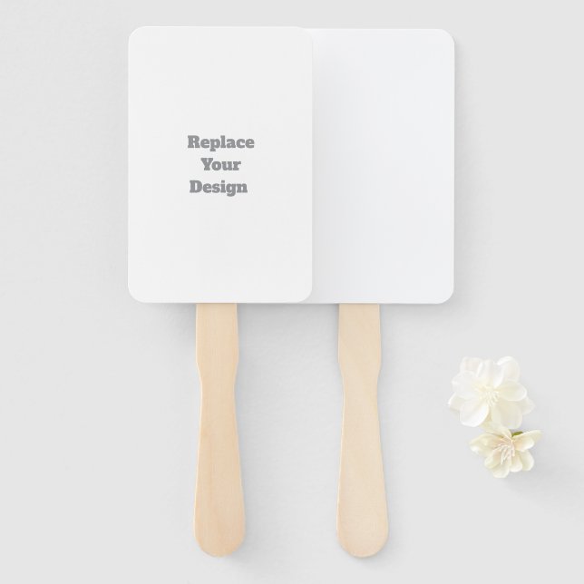 Abanico Crea tu propia boda personalizada (Anverso y reverso)