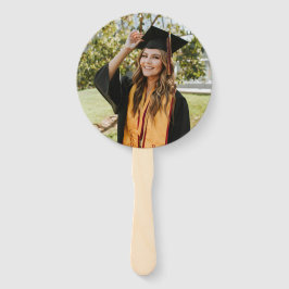Abanico Crea tu propia foto de graduado 2 personalizada