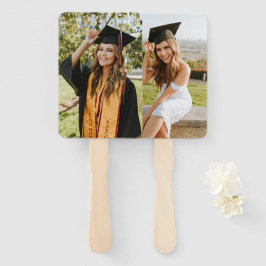 Abanico Crea tu propia foto de graduado 2 personalizada