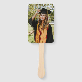 Abanico Crea Tu Propia Foto Personalizada de Graduado