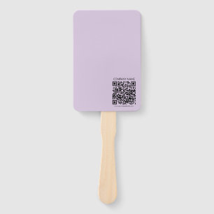 Abanico Crear un código QR Violeta Lavanda Pálido