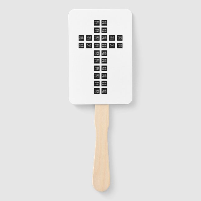 Abanico Crear un patrón cruzado con cualquier logotipo o i (Anverso)