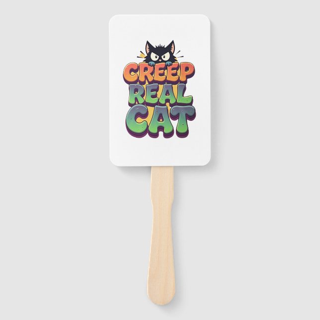 Abanico Creep It Real Cat (Anverso)