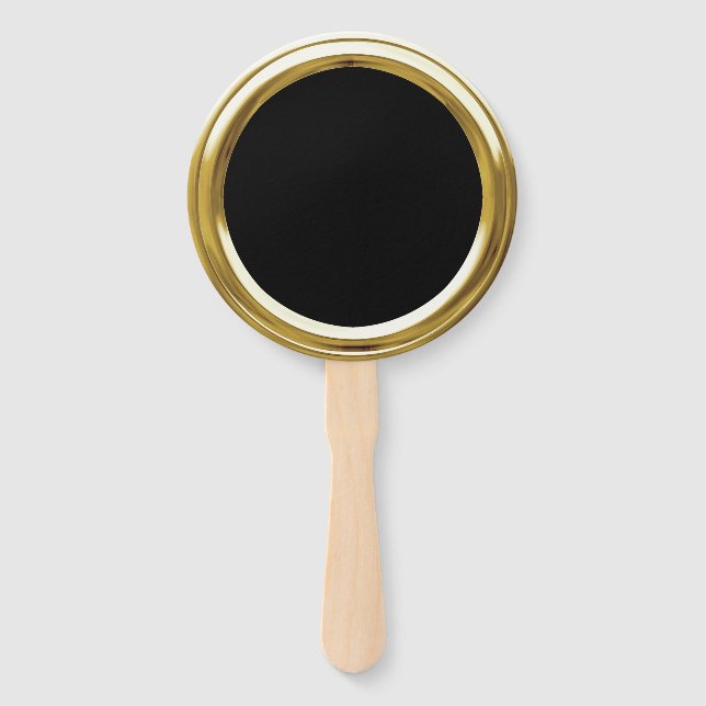 Abanico Cualquier conjunto de ventiladores de marco dorado (Anverso)