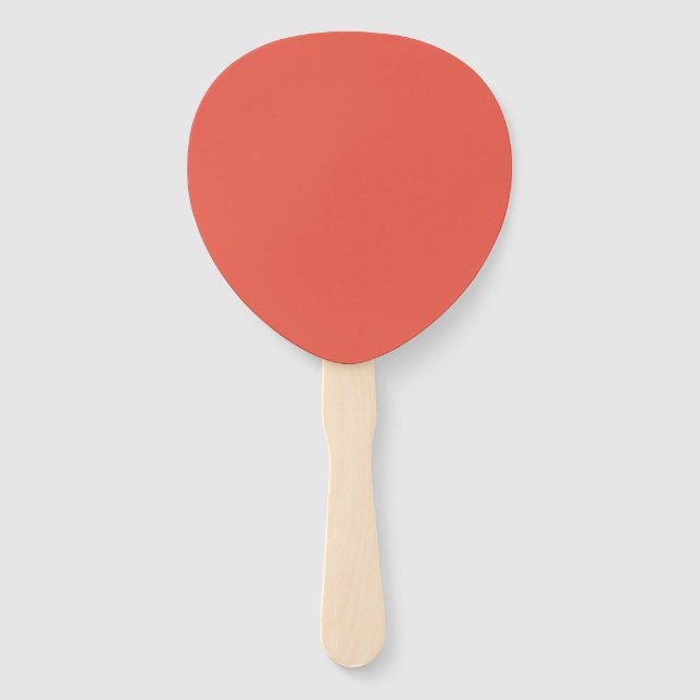 Abanico Custom Tear Drop Fan – Fire Opal Bold (Anverso)