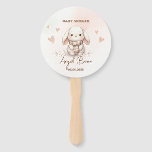 Abanico Cute Bunny Baby Shower