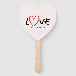Abanico Cute Heart Helado Palito – Diseño de Amor Dulce