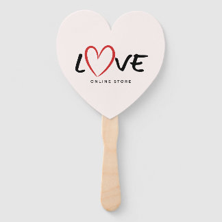 Abanico Cute Heart Helado Palito – Diseño de Amor Dulce