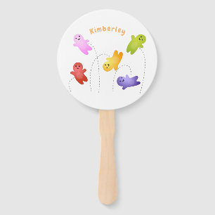 Abanico Cute jelly bebés dulces personalizado