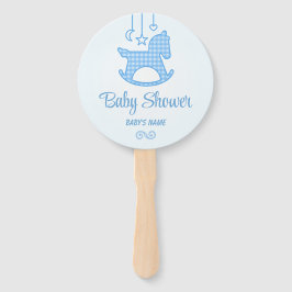 Abanico Cute Pony Baby Shower