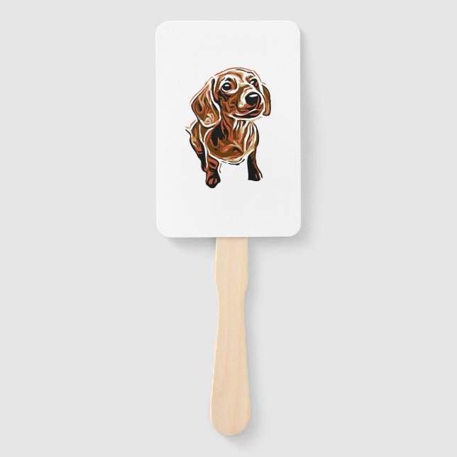 Abanico Dachshund 1 (Anverso)