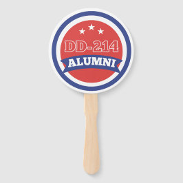 Abanico DD-214 Retiro Militar Veterano del Ejército de Alu