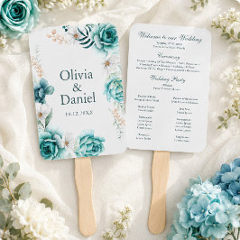 Abanico de Ceremonia de Boda Exterior con Diseño F
