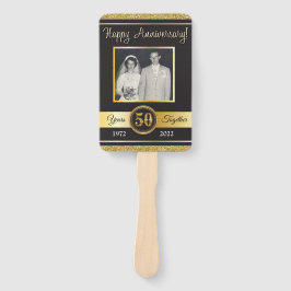 abanico de mano del 50 aniversario