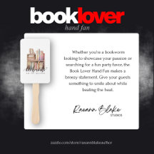 Abanico de mano para amante de los libros