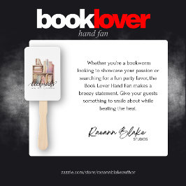 Abanico de mano para amante de los libros